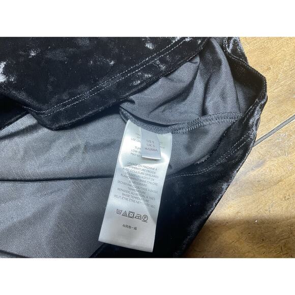 Free People Long Sleeve Velvet Square Neck Whimsigoth Blouse Women's Size S - Picture 8 of 12